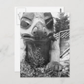 Totem Grave, 1916 Postkarte (Vorne/Hinten)