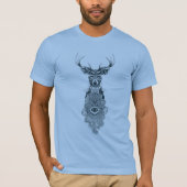 Totem-Hirsch T-Shirt (Vorderseite)