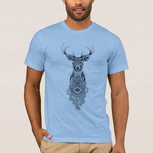 Totem-Hirsch T-Shirt (Vorderseite)
