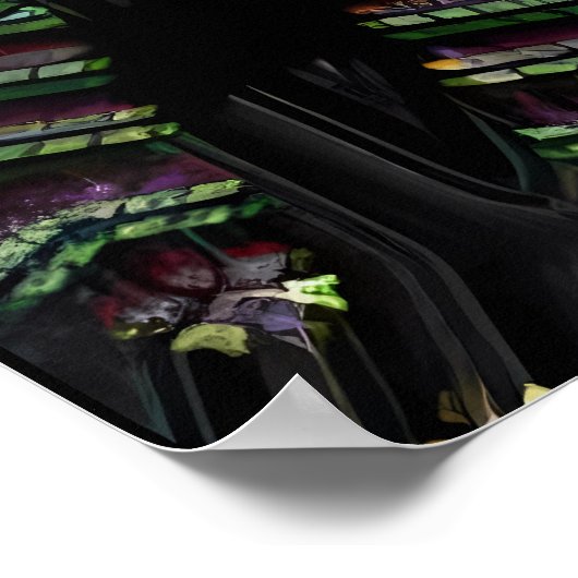 Totem - Ken Gage Abstrakte Kunst Poster (Ecke)