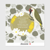 Totem-Pivert Aufkleber (Blatt)