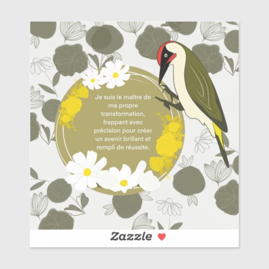 Totem-Pivert Aufkleber (Blatt)