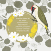 Totem-Pivert Aufkleber (Vorderseite)