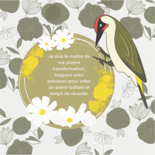 Totem-Pivert Aufkleber (Vorderseite)