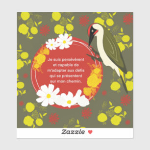 Totem-Pivert Aufkleber