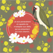 Totem-Pivert Aufkleber (Vorderseite)