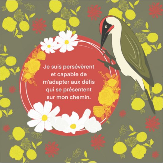 Totem-Pivert Aufkleber (Vorderseite)