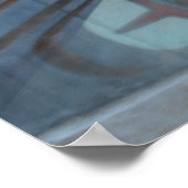 Totem Pole Abstrakt, Alaska Poster (Ecke)