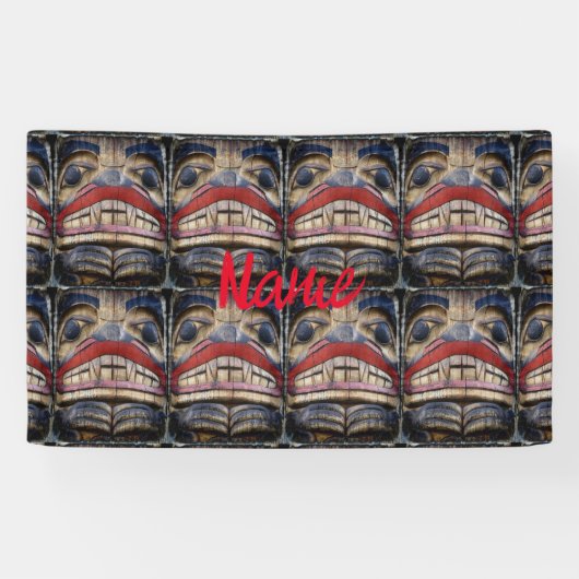Totem Pole Face Thunder_Cove Banner (Horizontal)