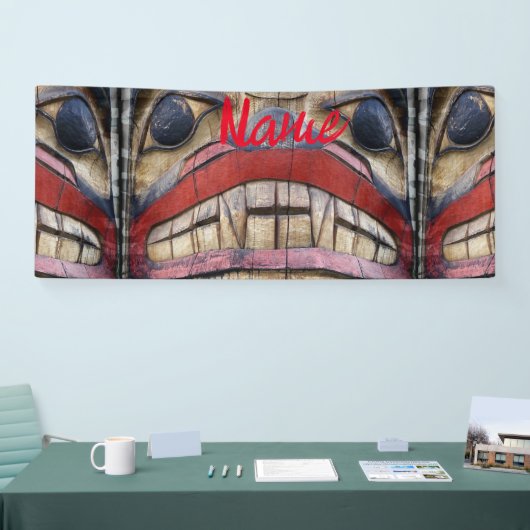 Totem Pole Face Thunder_Cove Banner (Messe)