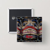 Totem Pole Face Thunder_Cove Button (Vorne & Hinten)