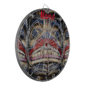 Totem Pole Face Thunder_Cove Dartscheibe (Vorderseite Links)