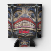 Totem Pole Face Thunder_Cove Dosenkühler (Vorderseite)