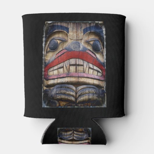 Totem Pole Face Thunder_Cove Dosenkühler (Rückseite)