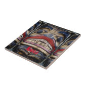 Totem Pole Face Thunder_Cove Fliese (Seite)