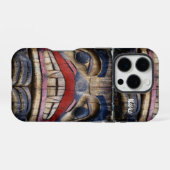 Totem Pole Face Thunder_Cove iPhone Hülle (Rückseite (Horizontal))