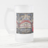 Totem Pole Face Thunder_Cove Mattglas Bierglas (Links)