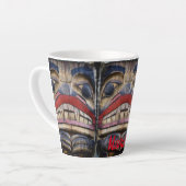 Totem Pole Face Thunder_Cove Milchtasse (Linke Ecke)
