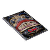 Totem Pole Face Thunder_Cove Notizblock (Rechte Seite)