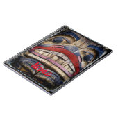 Totem Pole Face Thunder_Cove Notizblock (Linke Seite)