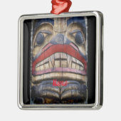 Totem Pole Face Thunder_Cove Ornament Aus Metall (Links)
