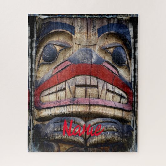 Totem Pole Face Thunder_Cove Puzzle (Vertikal)