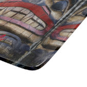 Totem Pole Face Thunder_Cove Schneidebrett (Ecke)