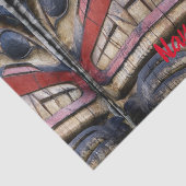 Totem Pole Face Thunder_Cove Seidenpapier (Ausschnitt)