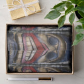 Totem Pole Face Thunder_Cove Seidenpapier (Geschenk)