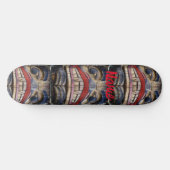Totem Pole Face Thunder_Cove Skateboard (Horizontal)