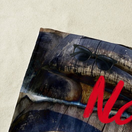 Totem Pole Face Thunder_Cove Strandtuch (Beispiel)