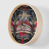 Totem Pole Face Thunder_Cove Uhr (Winkel)