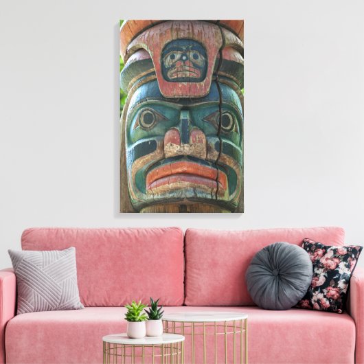 Totem Pole gepackte Leinwand (Insitu (Wohnzimmer))