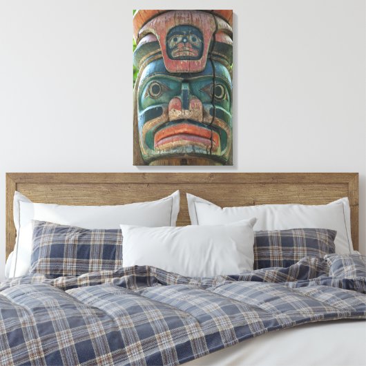 Totem Pole gepackte Leinwand (Insitu (Schlafzimmer))
