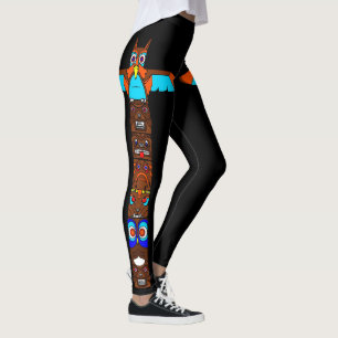 Totem-Pole-Leggings Leggings