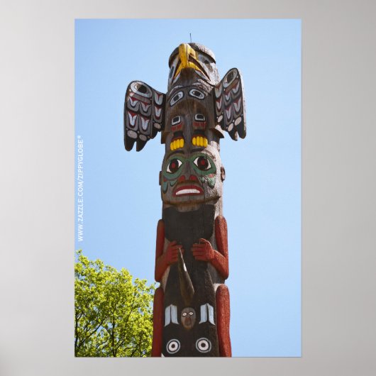 Totem-Pole-Plakat Poster (Vorne)