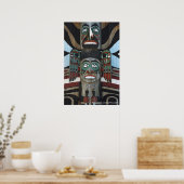 Totem-Pole-Plakat Poster (Küche)