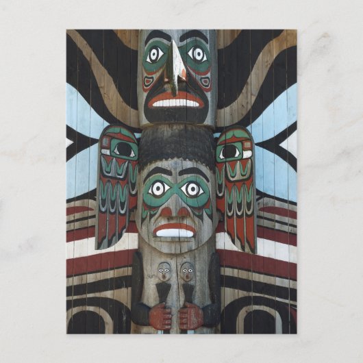 Totem-Pole Postkarte (Vorderseite)
