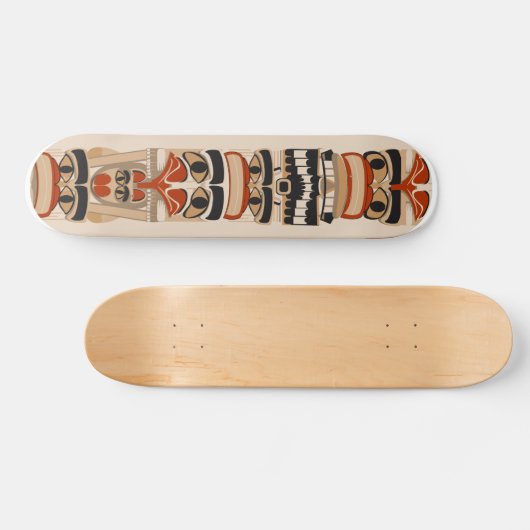 Totem-Pole-Skate Skateboard (Horizontal)