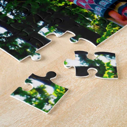 Totem Pole Vancouver. Jigsaw Puzzle (Seite)