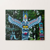 Totem Pole Vancouver. Puzzle (Horizontal)