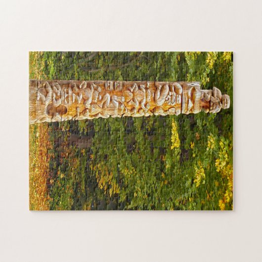 Totem Pole Vancouver. Puzzle (Horizontal)