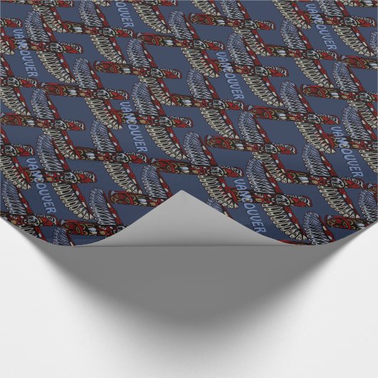 Totem Pole Wrapper Native Art Gift Paper Geschenkpapier (Ecke)