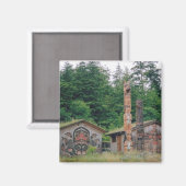 Totem Poles Magnet (Vorderseite/Rückseite)