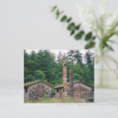 Totem Poles Postkarte (Stehend Vorderseite)
