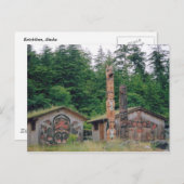 Totem Poles Postkarte (Vorne/Hinten)