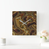 Totem Quadratische Wanduhr (Zuhause)