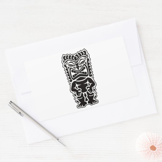 Totem Rechteckiger Aufkleber (Umschlag)