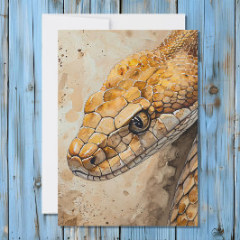 Totem-Schlange-Geist-Tier-Karte Feiertagskarte