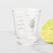 Totem Spirit Animal Tribal Boss Head Schnapsglas (Rückseite)